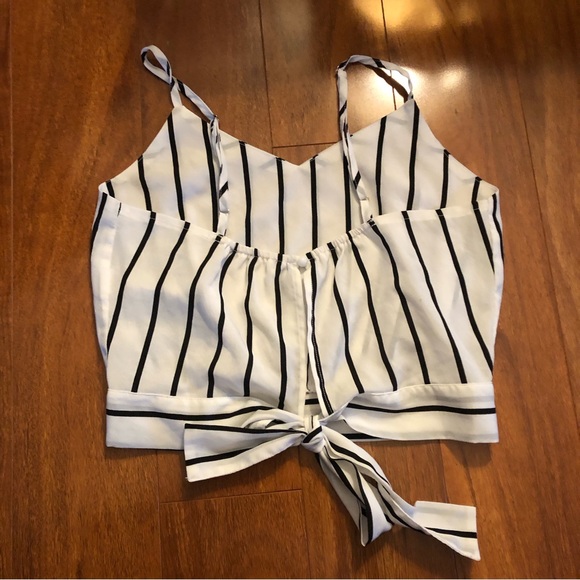 White striped Women’s Tank Top - Picture 5 of 5